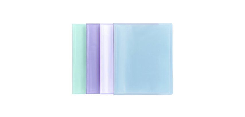 Protège-documents 20 pochettes - 40 vues - A5 - polypropylène - PROPYSOFT VIQUEL - Coloris assortis