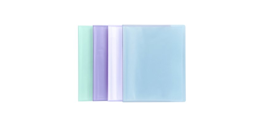 Protège-documents 20 pochettes - 40 vues - A5 - polypropylène - PROPYSOFT VIQUEL - Coloris assortis