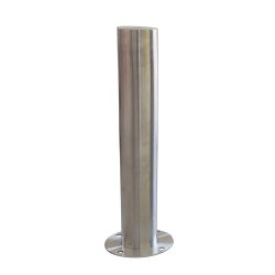 Poteau de protection inox H 80 cm