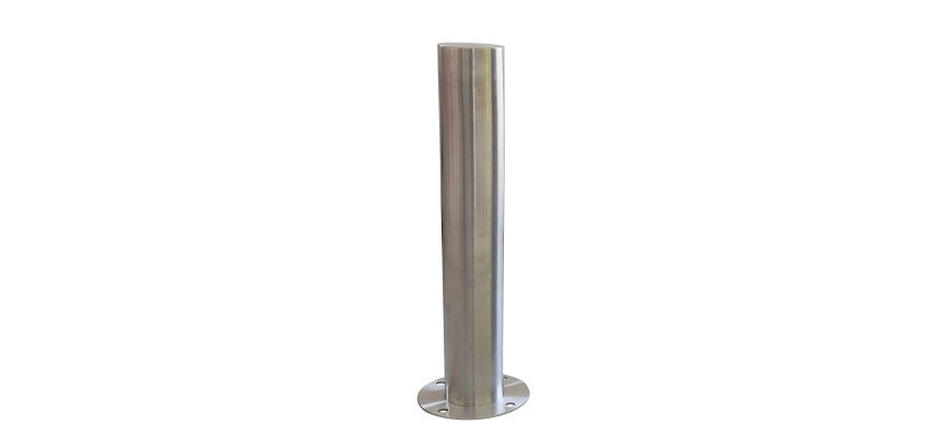 Poteau de protection inox H 80 cm