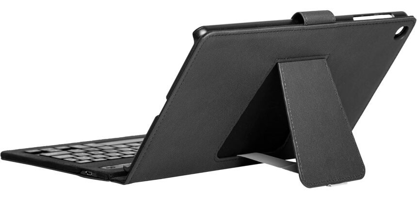 Funda de tablet Samsung TAB A8 2022 10.4 color Negra con teclado Bluetooth