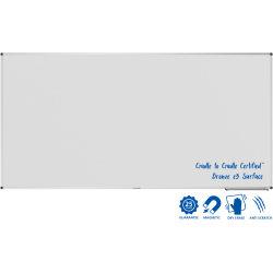 Tableau blanc émaillé UNITE PLUS 90x180cm - Legamaster