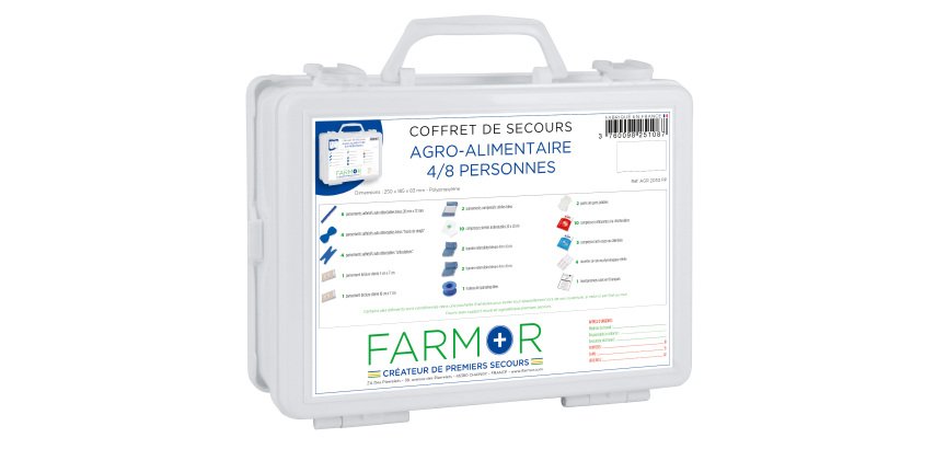 Coffret de secours Agro-Alimentaire 4/8 personnes