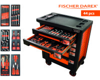 Servante équipée de 44 outils avec 6 modules