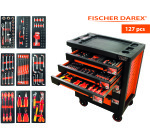 Servante équipée de 127 outils avec 9 modules