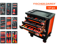 Servante équipée de 127 outils avec 9 modules