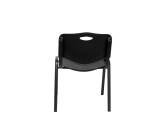 Lot de 4 chaises de réunion ROBLEDO PVC