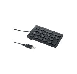Teclado numérico Kensington con cable, negro
