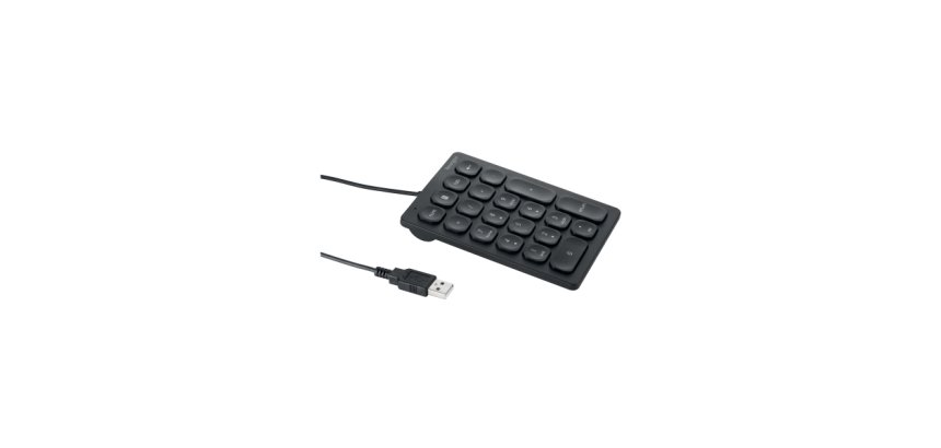 Teclado numérico Kensington con cable, negro
