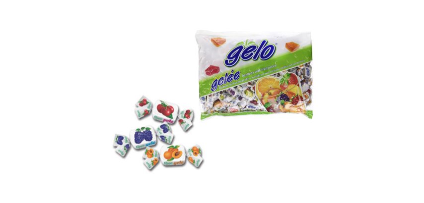 Caramelos Gelo sabor Fruta - Bolsa 1Kg
