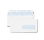 Enveloppe blanche 110 x 220 mm GPV 80 g avec fenêtre 35 x 100 mm - Boîte de 500