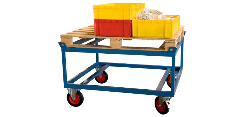 Rouleur de palettes surélevé 500 kg 1200 x 1000 mm