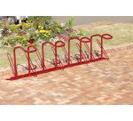 Range 4 vélos pour antivol U : roue avant et cadre