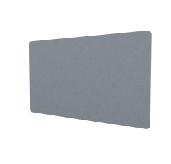 Panneau acoustique mural Nael en PET 12 mm - avec châssis de renfort au dos - forme ronde ou rectangle