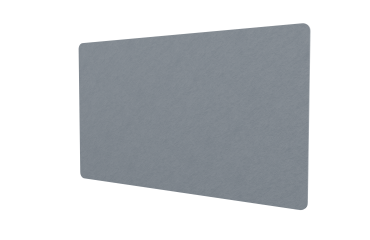 Panneau acoustique mural Nael en PET 12 mm - avec châssis de renfort au dos - forme ronde ou rectangle