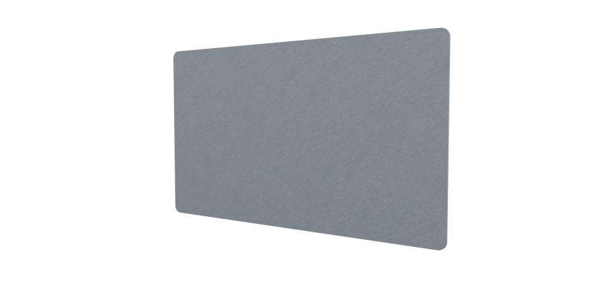 Panneau acoustique mural Nael en PET 12 mm - avec châssis de renfort au dos - forme ronde ou rectangle