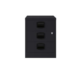 Cajonera móvil monoblock-montada PFAM3S Bisley 3 cajones plano