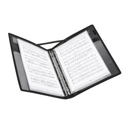 Classeur 4 anneaux porte partitions ADAGIO VOCALYZ VIQUEL - Dos 3 cm