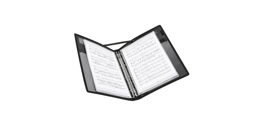 Classeur 4 anneaux porte partitions ADAGIO VOCALYZ VIQUEL - Dos 3 cm