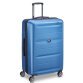 Valise trolley 77 CM 4 doubles roues – DELSEY Comète + Bleu clair