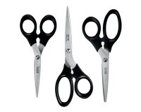 Set de tijeras Leitz de acero inoxidable 165/185/200 mm