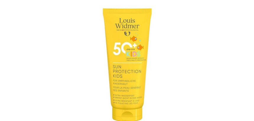 WIDMER Crème Solaire Enfants SPF50+ sans parfum – Tube 100 ml