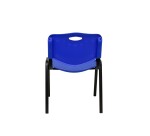 Lot de 4 chaises de réunion ROBLEDO PVC