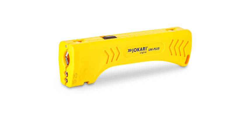 Outil à dégainer et dénuder JOKARI – Pour câbles ronds Ø 8 à 15 mm – Dénudage intégré 1,5 et 2,5 mm²