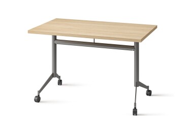 Table rabattable POLLY L.120 x P.70 cm Plateau Chêne