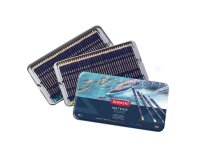 Caja metálica de 72 lápices Derwent Inktense