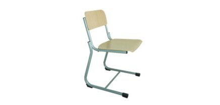 Chaise école luge Fabiano hêtre - Taille T6 pour primaire (P5/P6)