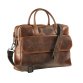 Lederen business tas met laptopvak 15,6" - large