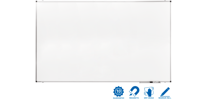 Tableau blanc laqué PREMIUM 120x200cm - Legamaster