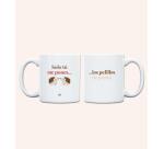 Kit Taza + Calcetines "Me pones los pelillos de punta"  talla 42-46
