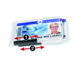 Porte-carte de sécurité PUSHBOX DUO - Boîte de 10