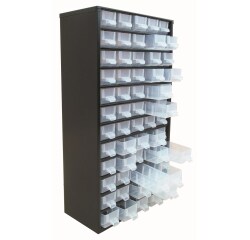 Casier métal avec séparateurs 60 tiroirs