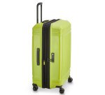Delsey Lutece - Valise extensible 4 doubles roues - 75 cm citron vert