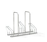 Râtelier sur 2 niveaux cote à cote pour 10 vélos