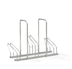 Râtelier sur 2 niveaux cote à cote pour 10 vélos