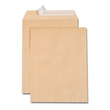 Boîte de 250 pochettes kraft brun 26 120 g/m² bande de protection