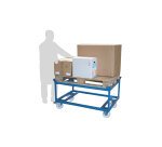 Rouleur de palettes surélevé 1000 kg 1200 x 1000 mm