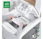 Destructora IQ Auto+ Office Pro 600 P4, autoalimentación, blanca