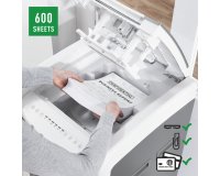 Destructora IQ Auto+ Office Pro 600 P4, autoalimentación, blanca