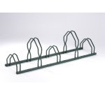 Râtelier 5 vélos sur 2 niveaux  Finition peinture verte