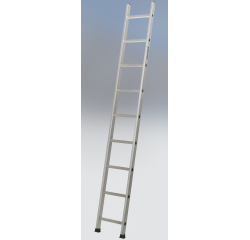 Echelle simple 9 échelons 3M60 hauteur de travail