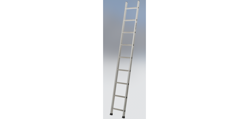 Echelle simple 9 échelons 3M60 hauteur de travail