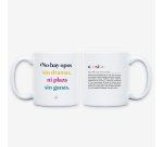 kit Taza + Posavasos + Llavero "No hay opos sin dramas"