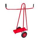 Chariot porte-panneaux 300 kg 600 x 200 mm poignée fixe roue caoutchouc