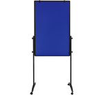 Tableau multi-usages PREMIUM PLUS - Tableau blanc / Feutrine bleu - Legamaster