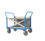 Chariot niveau constant PVC 100 kg 1200 x 800 mm roue TPE